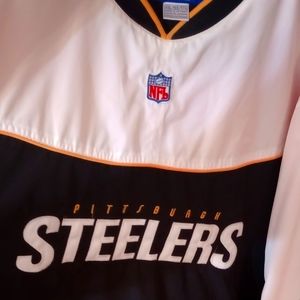 Pull over nylon Steelers NFL jacket